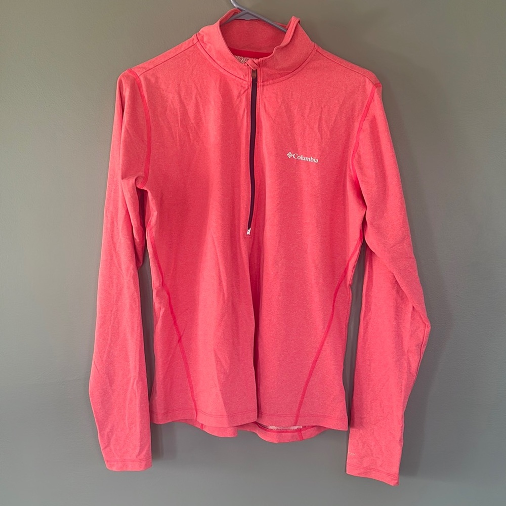 Columbia zip-up long sleeve shirt